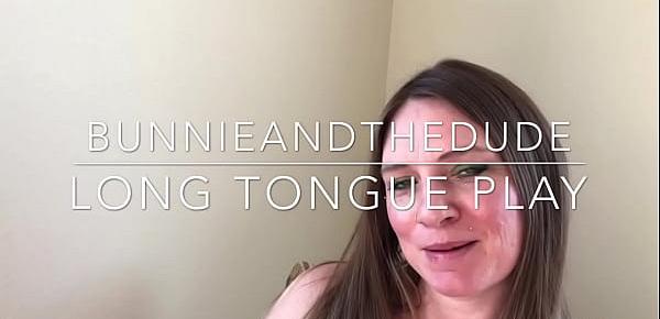  Long Tongue Fetish Uvula Play - BunnieAndTheDude